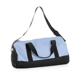 Photo of One stylish sports bag isolated on white