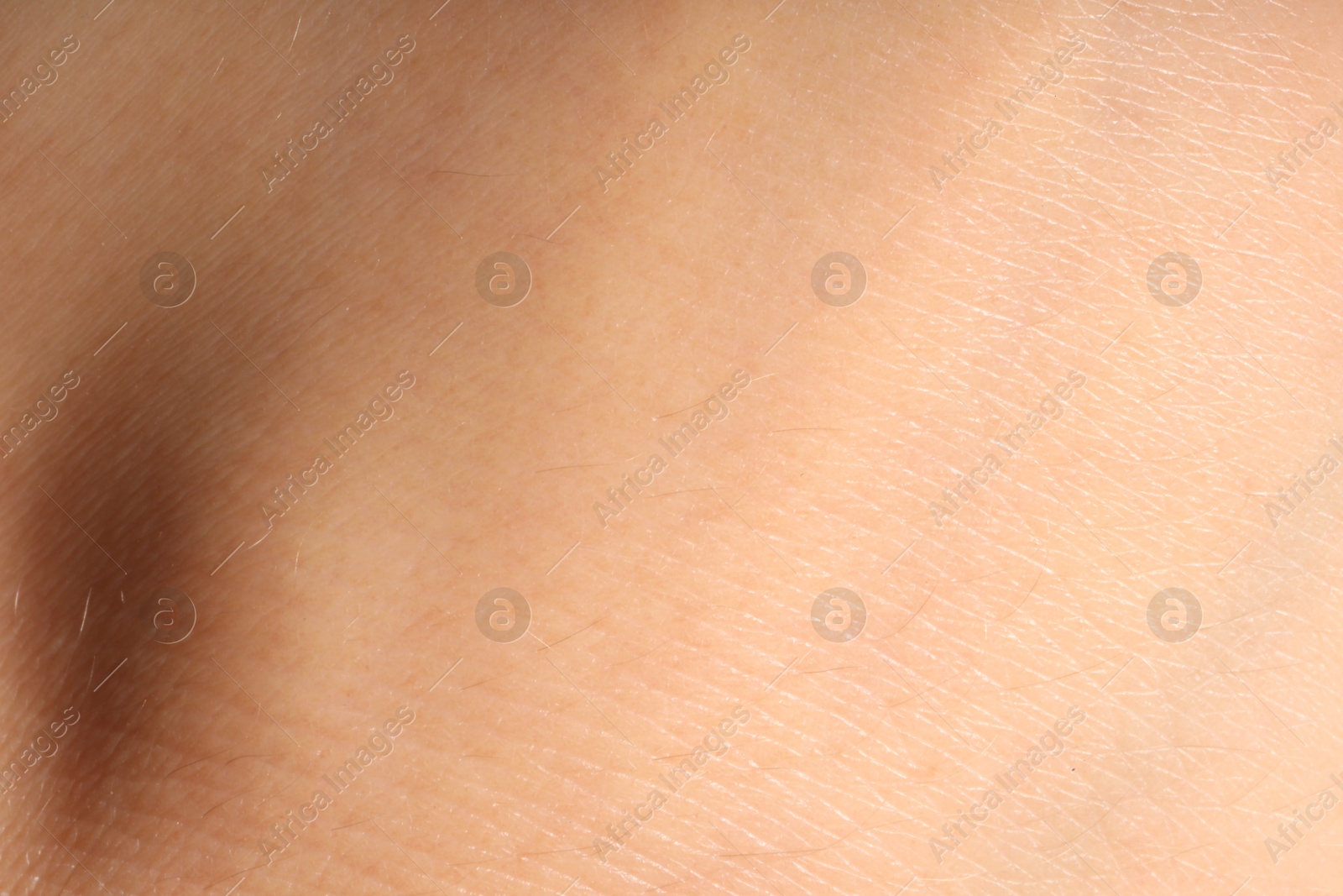 Human skin, closeup view. Detailed texture of surface Photo of Human skin, closeup view. Detailed texture of surface