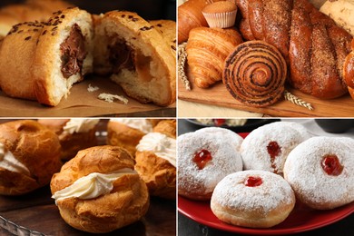 Image of Foods with fluffy or airy texture, collage