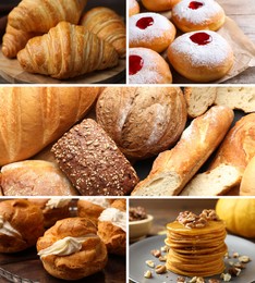 Image of Foods with fluffy or airy texture, collage