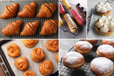 Image of Foods with fluffy or airy texture, collage