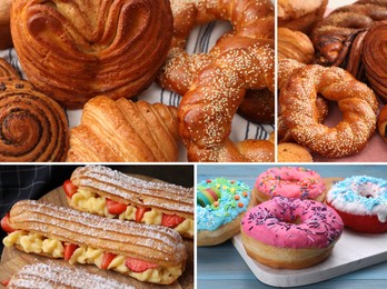 Image of Foods with fluffy or airy texture, collage