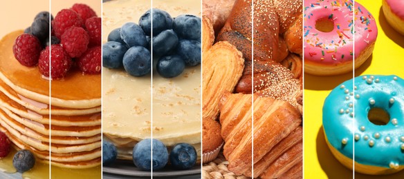 Image of Foods with fluffy or airy texture, collage