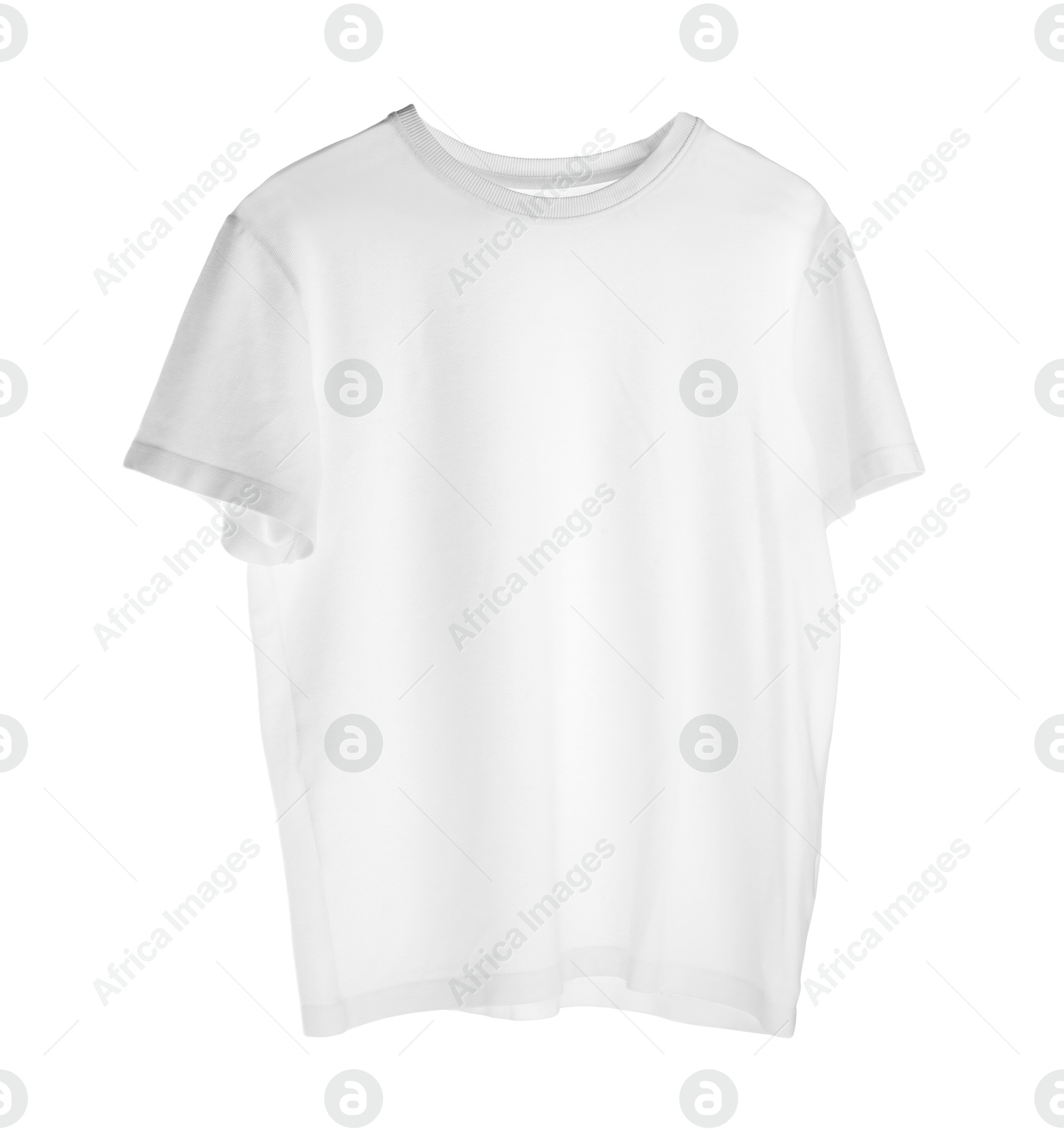 Photo of T-shirt isolated on white. Mockup for design