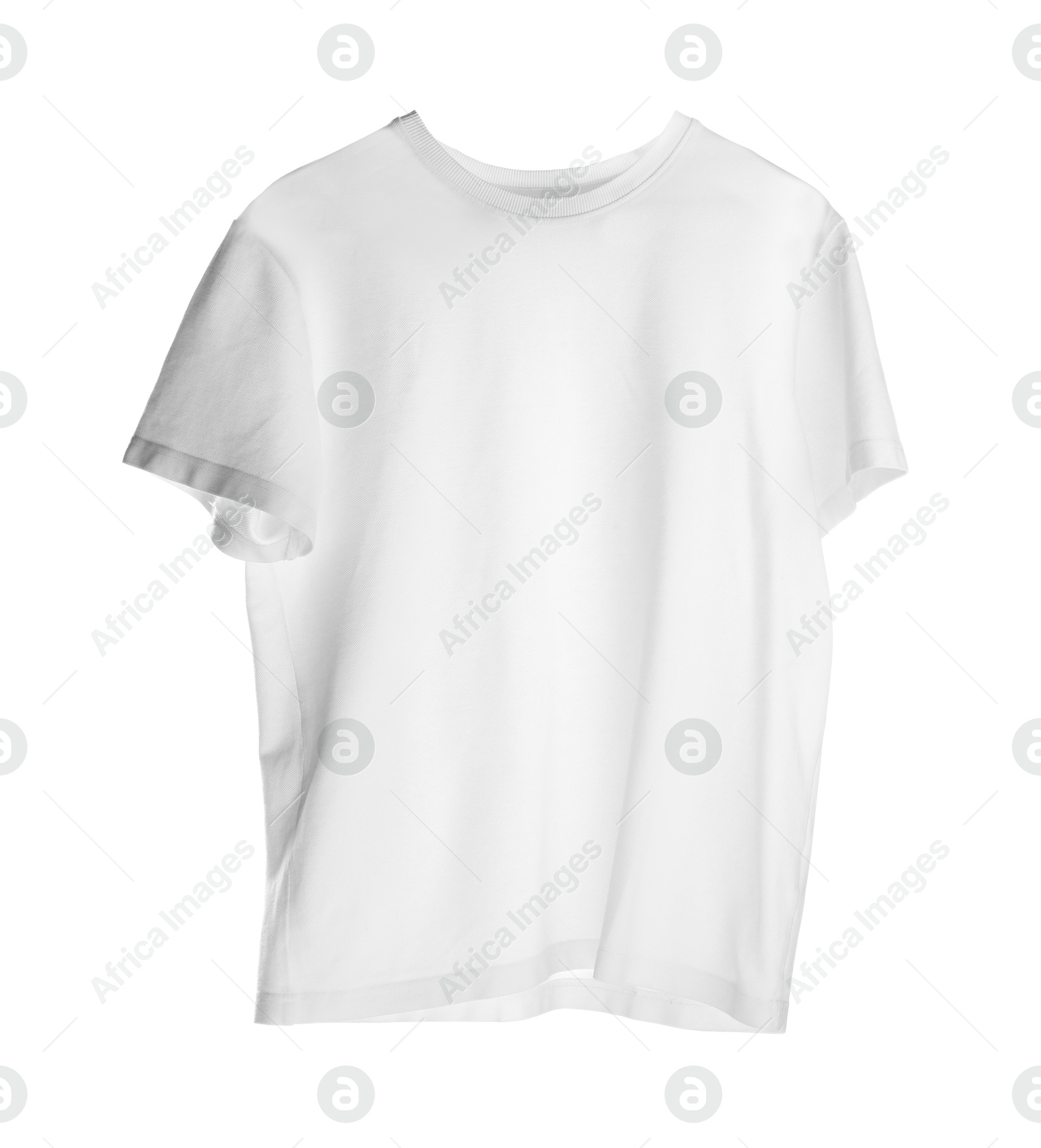Photo of T-shirt isolated on white. Mockup for design