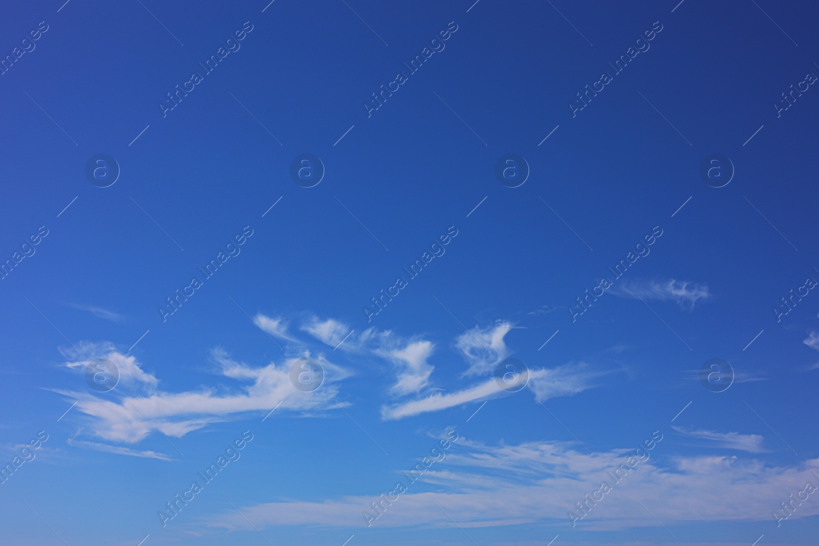 Photo of Beautiful blue sky with clouds on sunny day