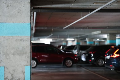 Photo of View of many cars in underground parking