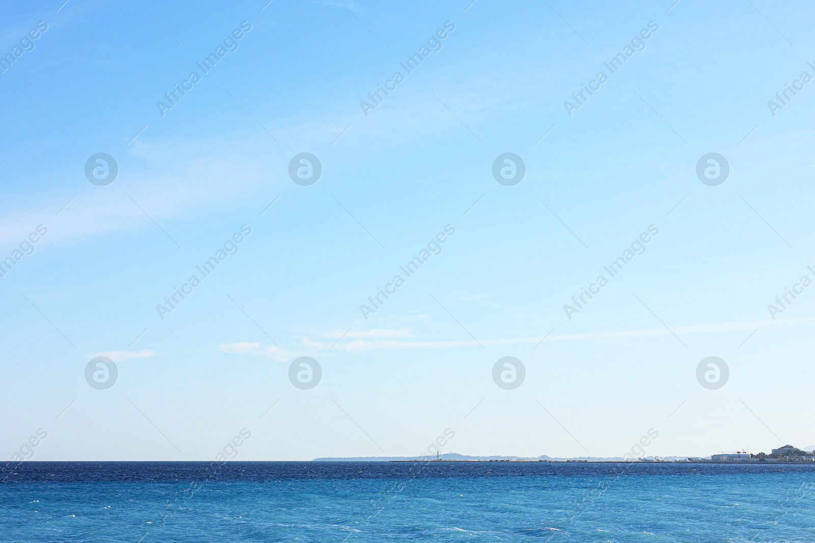 Photo of Beautiful view of wavy sea on sunny day