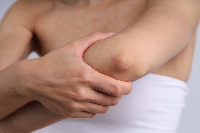Photo of Closeup view of woman with normal skin