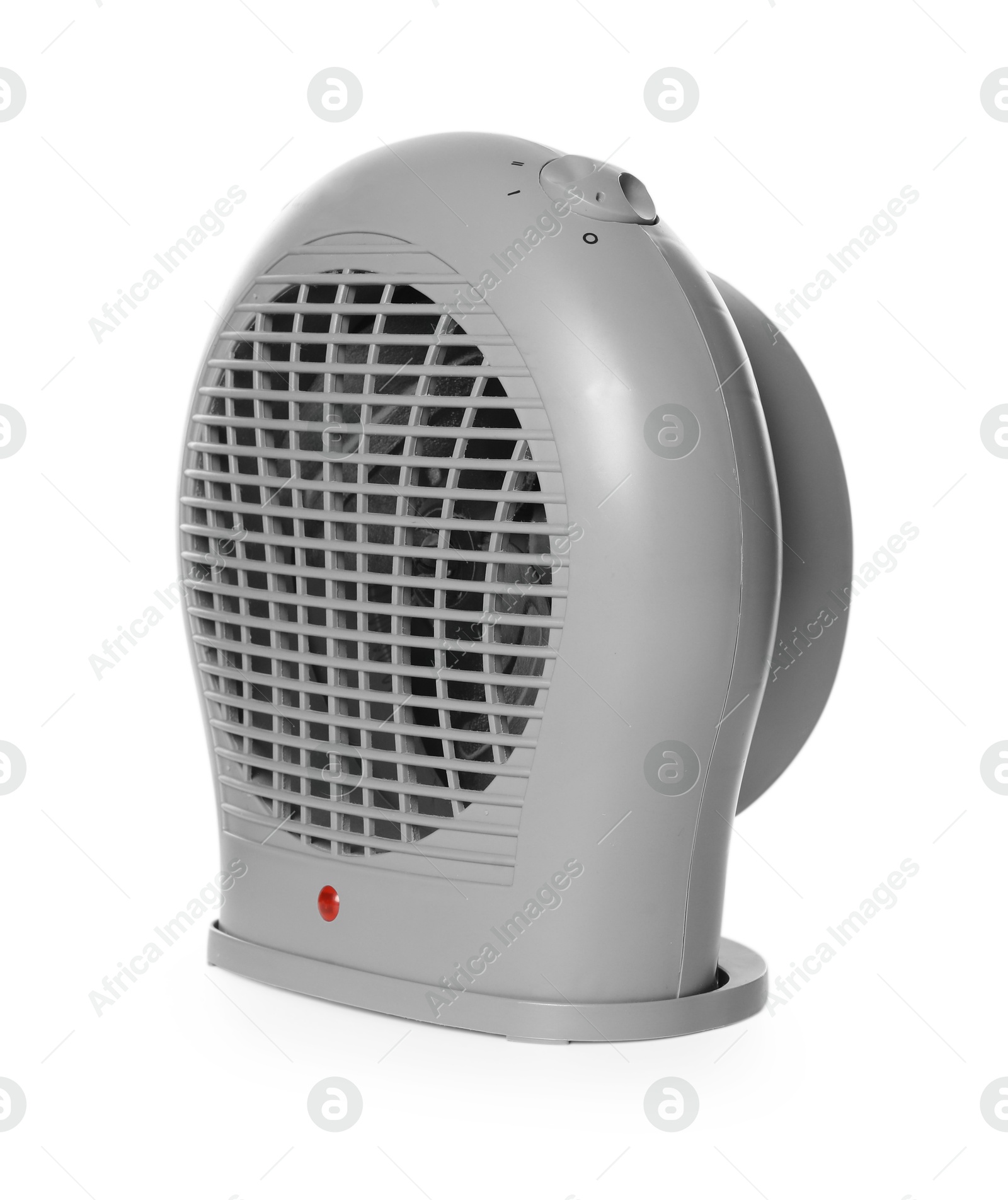 Photo of Modern electric fan heater isolated on white