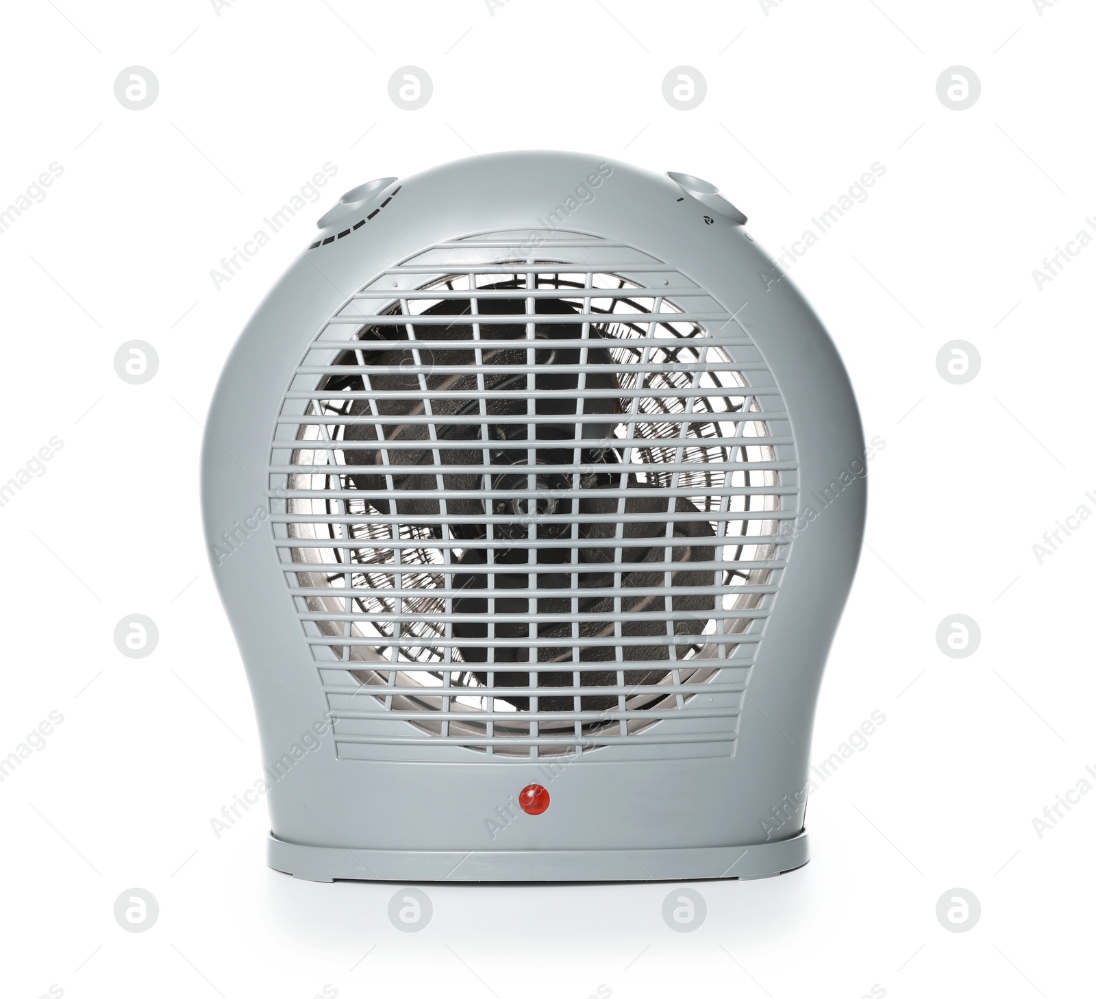 Photo of Modern electric fan heater isolated on white