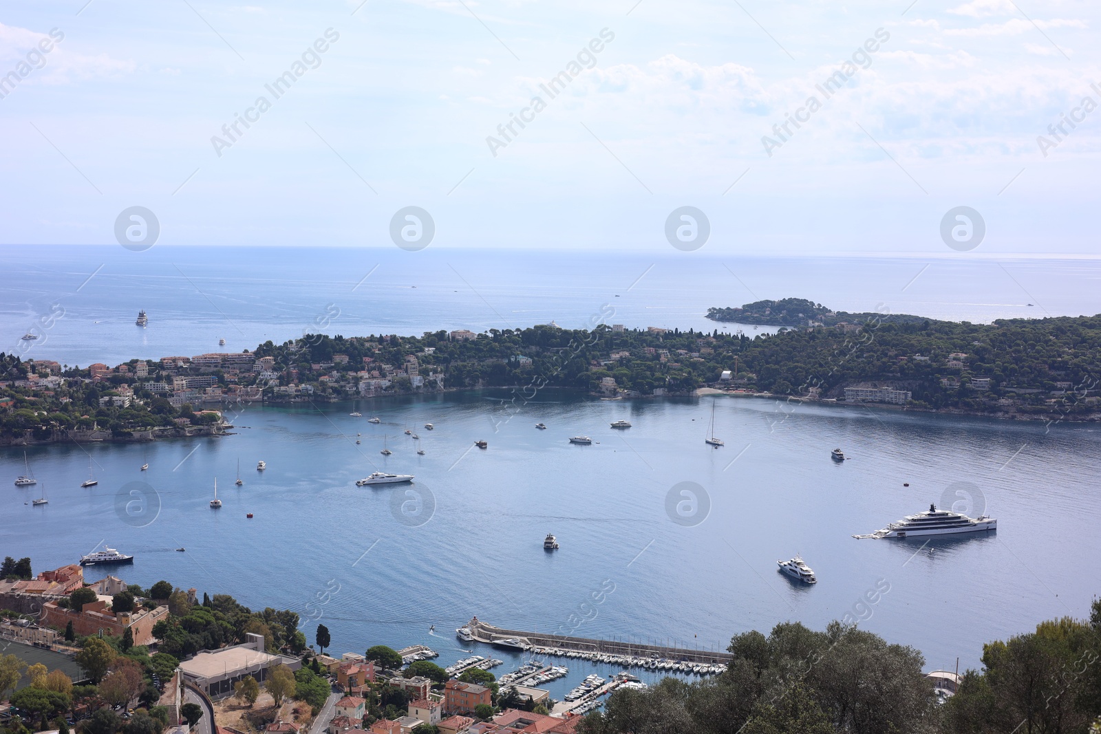 Photo of Nice, France - September 1, 2025: Picturesque view of city, sea and boats