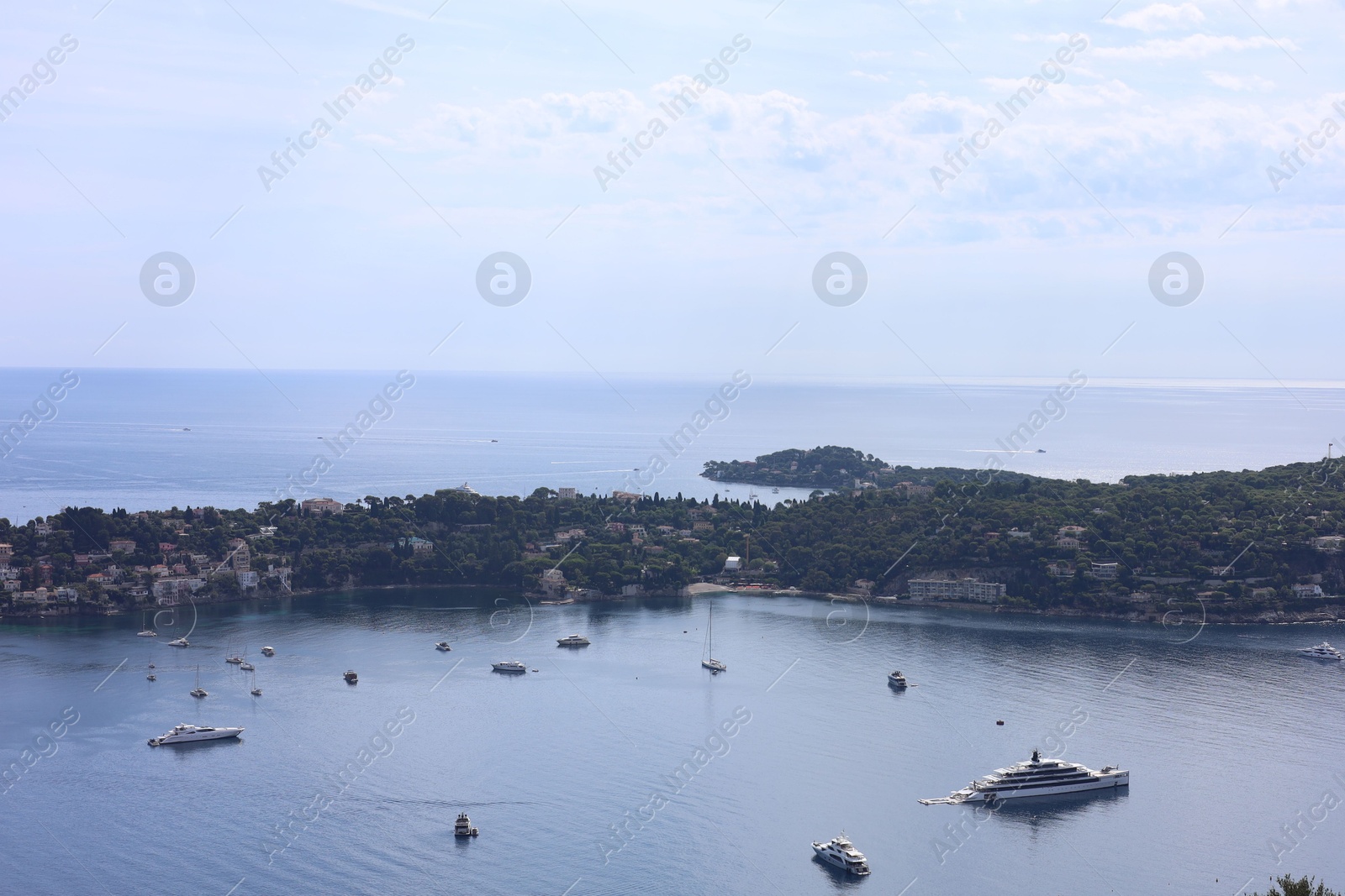 Photo of Nice, France - September 1, 2025: Picturesque view of city, sea and boats