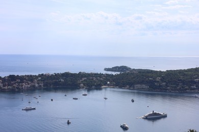 Photo of Nice, France - September 1, 2025: Picturesque view of city, sea and boats
