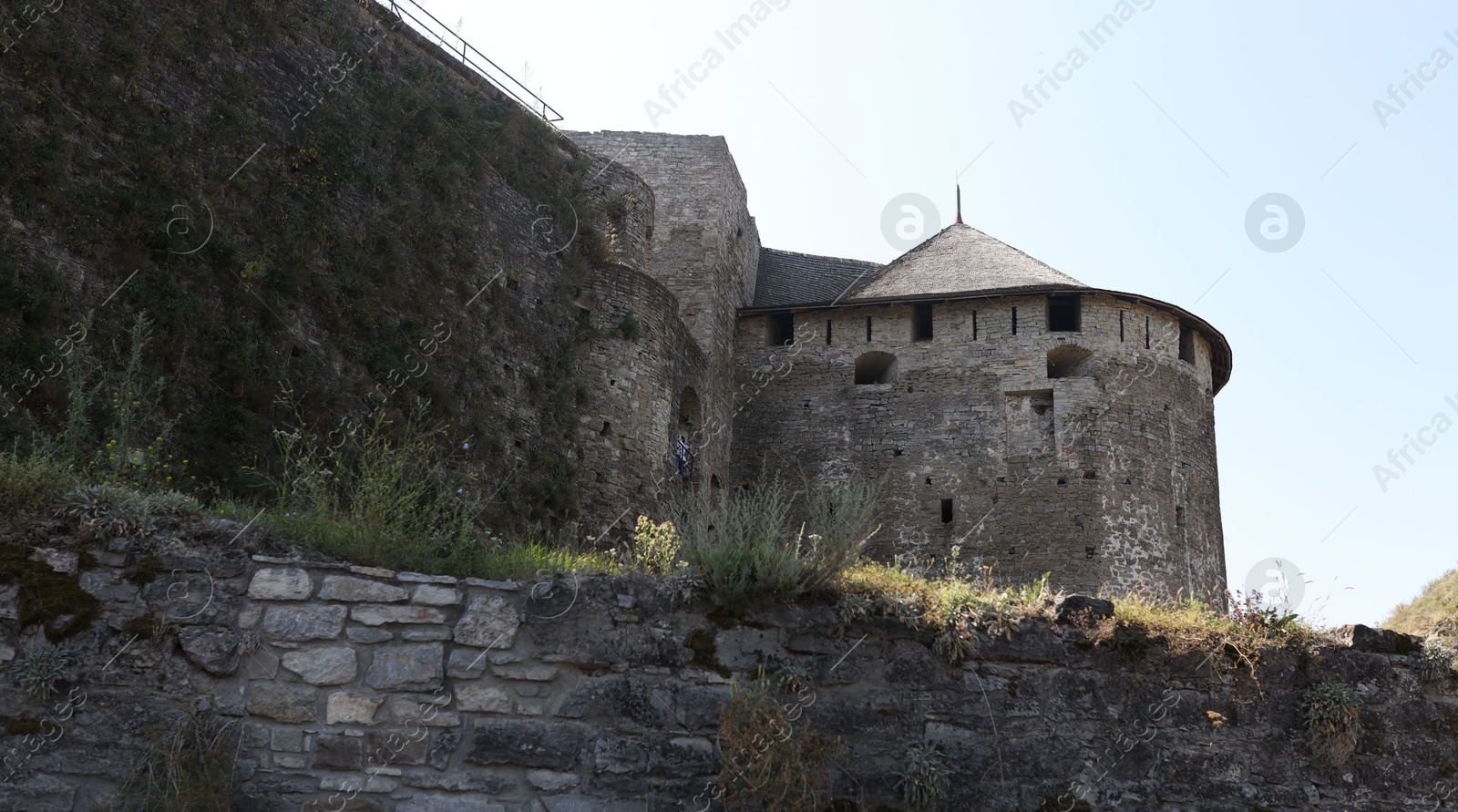 Photo of Beautiful old building against clear sky, low angle view