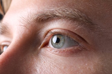Photo of Closeup view of man with beautiful eyes