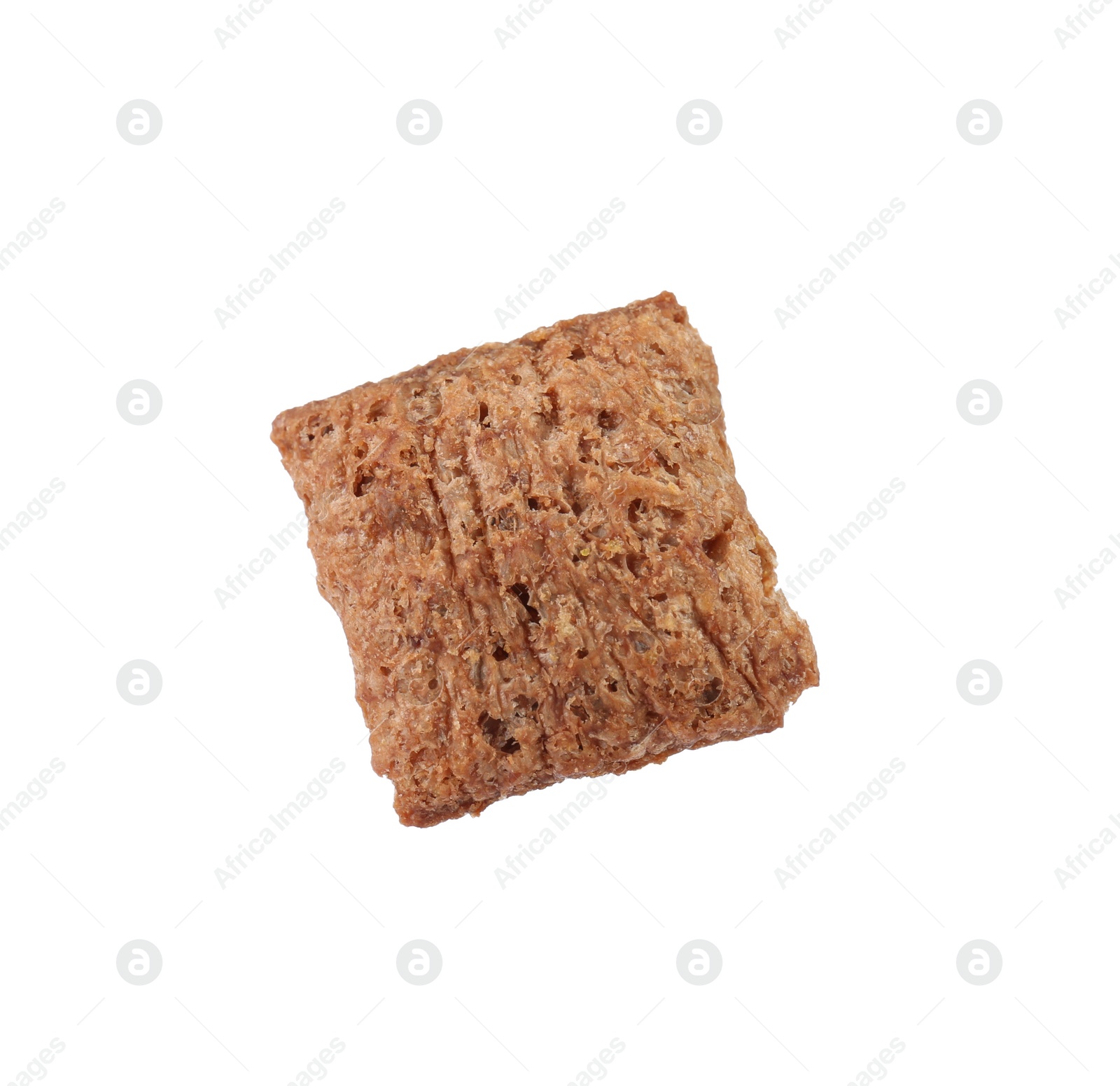 Photo of Sweet crispy chocolate corn pad isolated on white