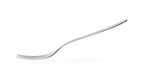 New clean shiny fork isolated on white