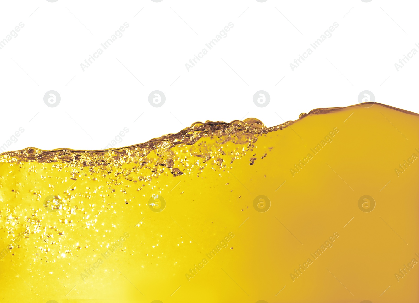 Image of Natural organic cooking oil on white background