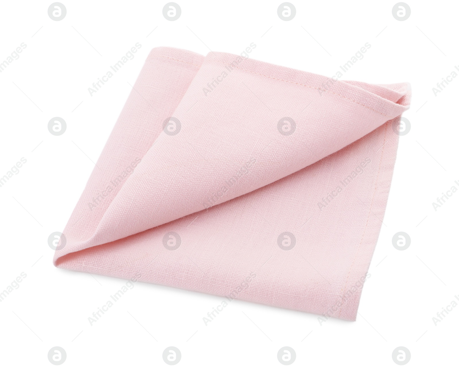 Photo of Fabric napkin for table setting on white background