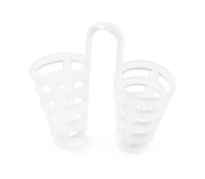 Photo of Anti-snoring device for nose isolated on white