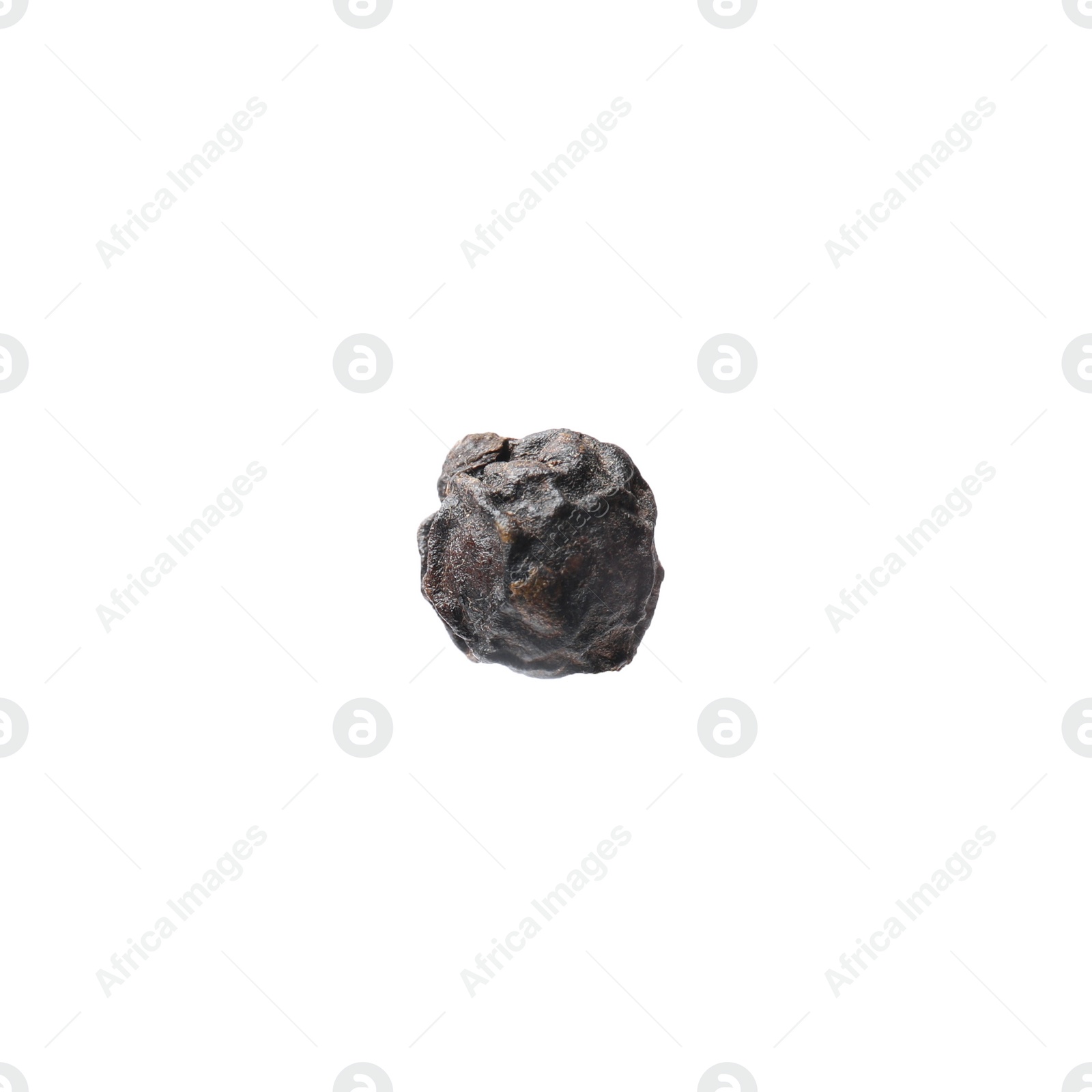 Photo of Aromatic spice. Black peppercorn isolated on white