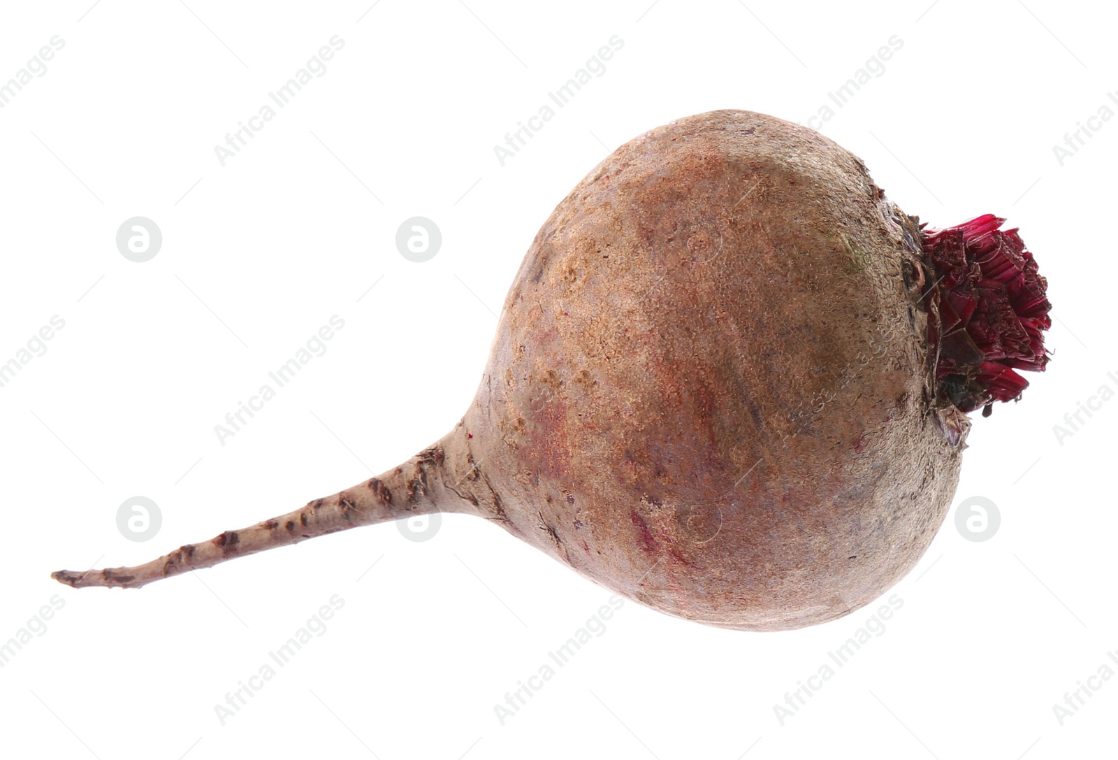 Photo of Whole fresh red beet on white background