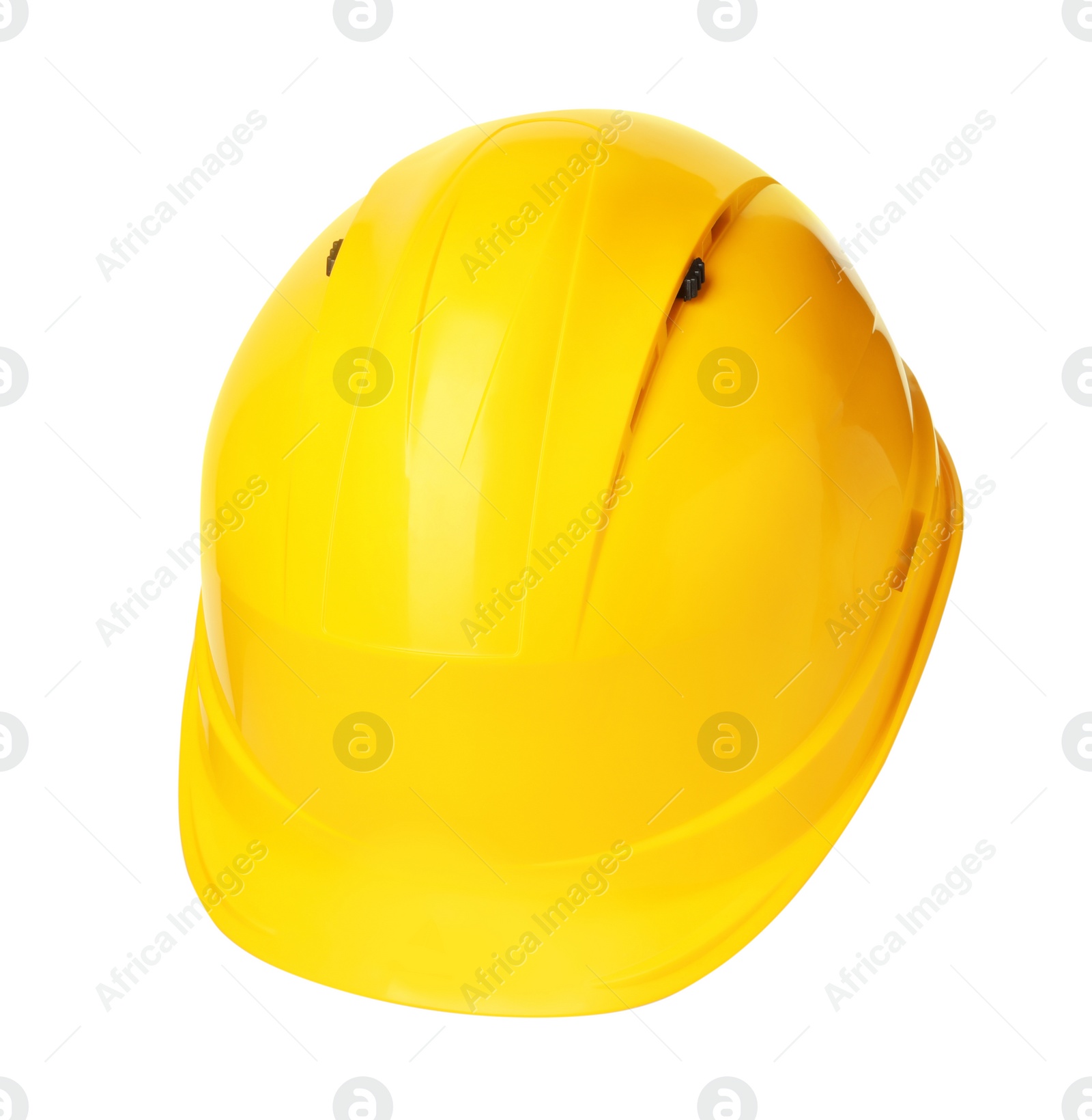 Photo of Safety hardhat isolated on white. Construction tool