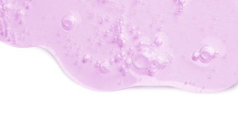 Image of Serum on white background, top view. Skin care product