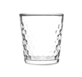 New clean empty glass isolated on white