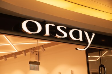 Photo of Warshaw, Poland - May 14, 2022: Orsay store in shopping mall