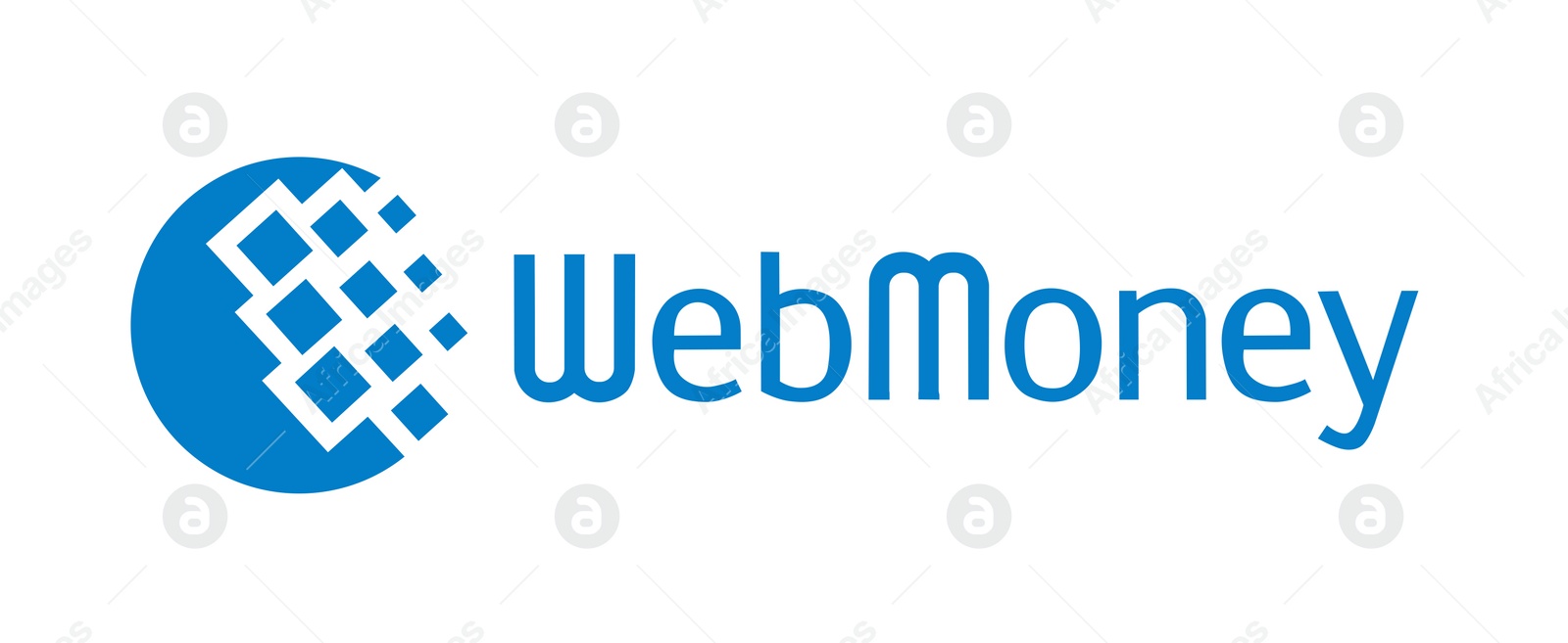 Illustration of MYKOLAIV, UKRAINE - JANUARY 18, 2021: Logotype of WebMoney payment system on white background, illustration