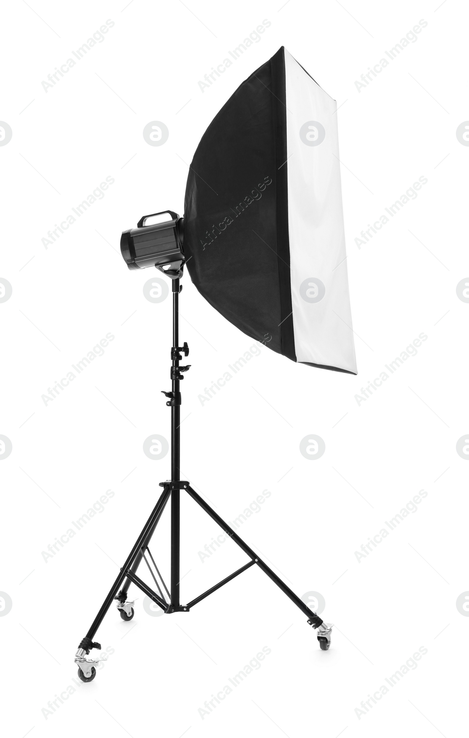 Photo of Studio lighting on white background. Food photography