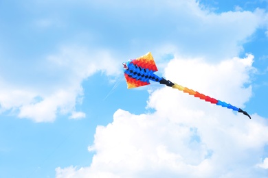 Photo of Beautiful kites drifting in blue sky