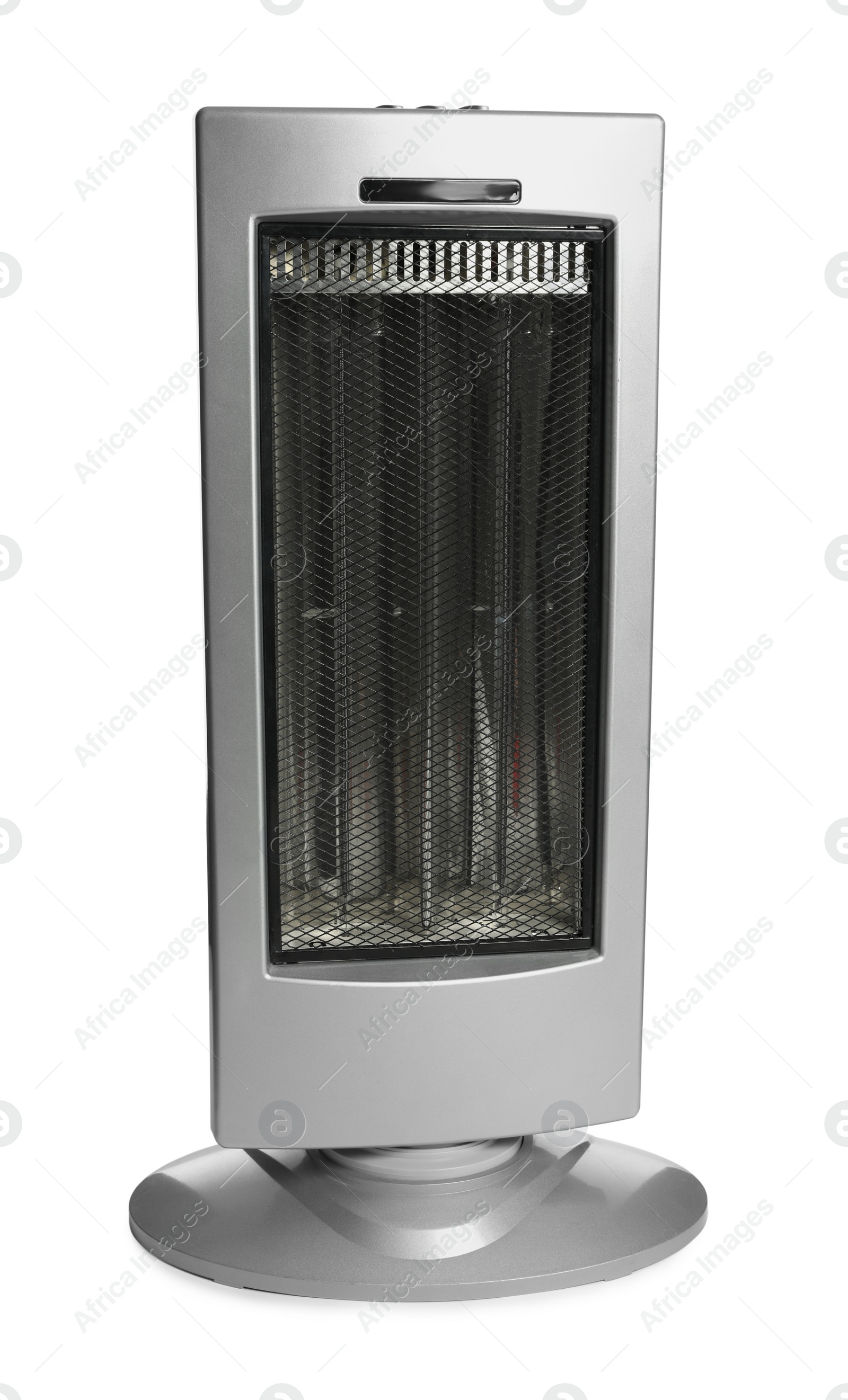 Photo of New modern electric heater isolated on white