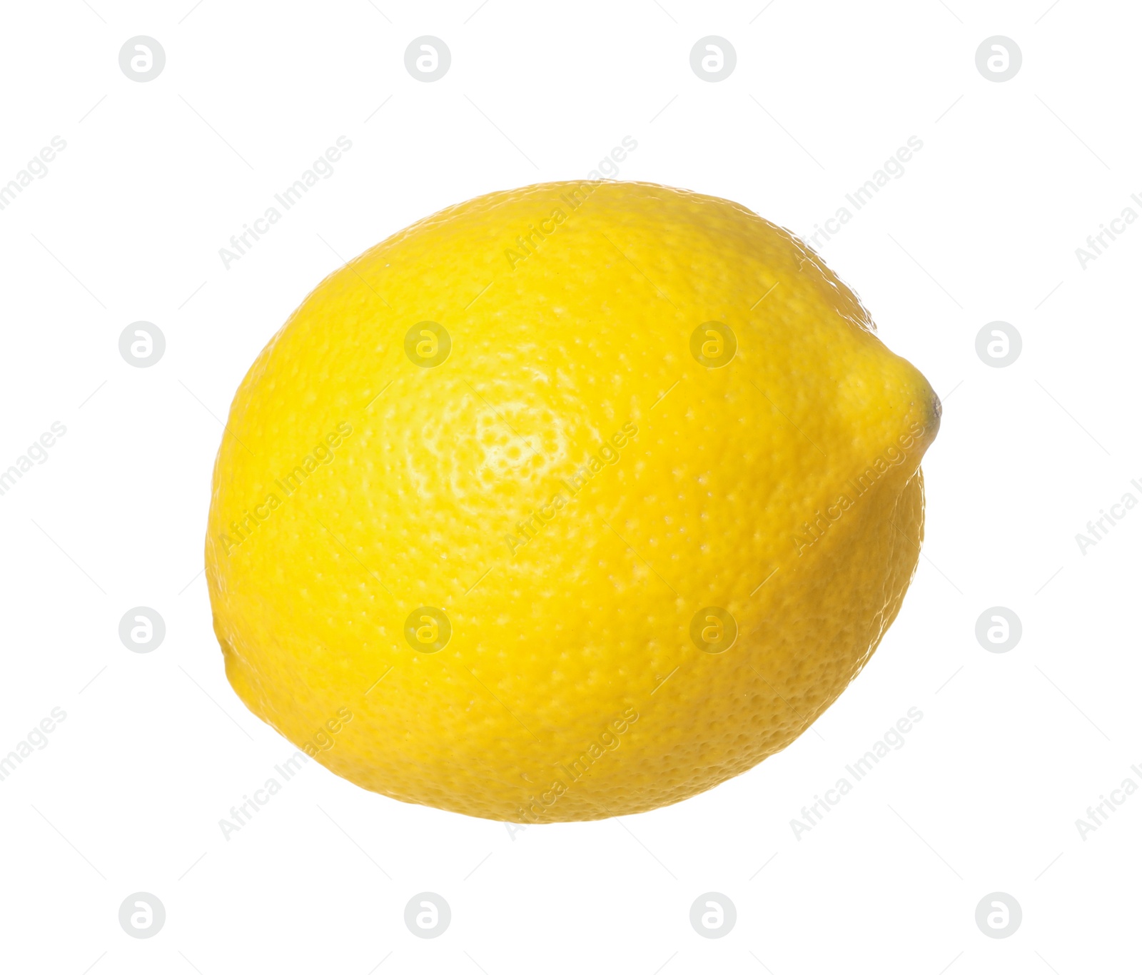 Photo of Fresh ripe whole lemon isolated on white