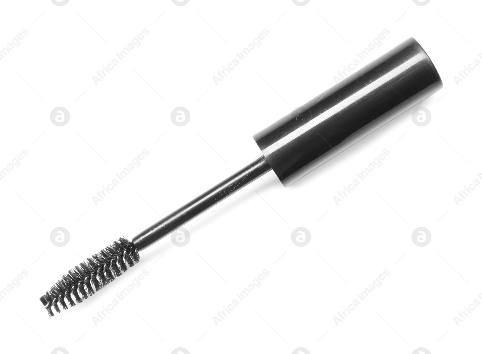 Photo of One mascara applicator isolated on white. Makeup product