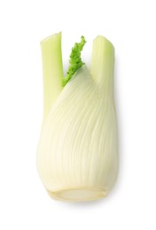 Photo of Fresh raw fennel bulb isolated on white