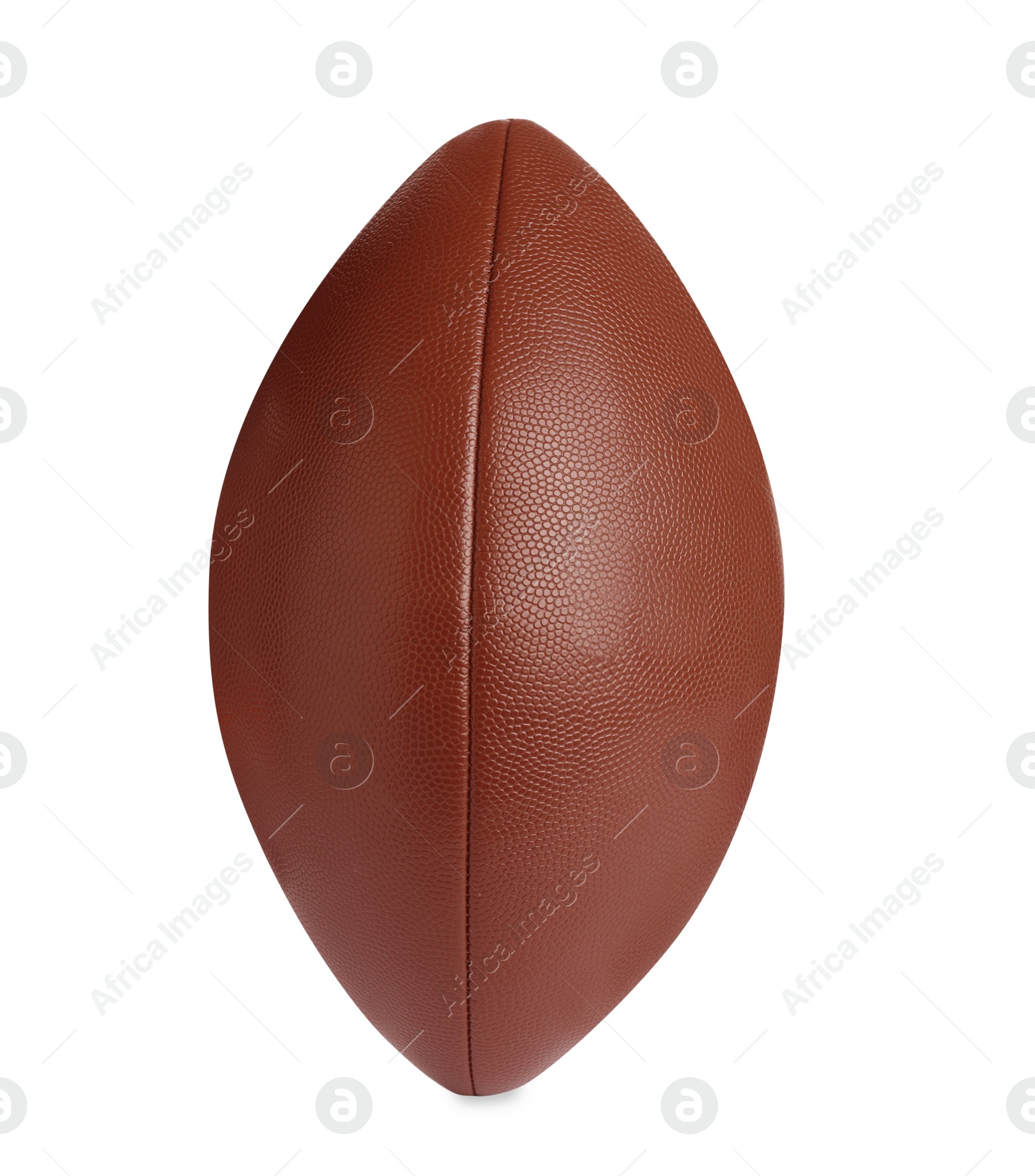 Photo of Leather American football ball isolated on white