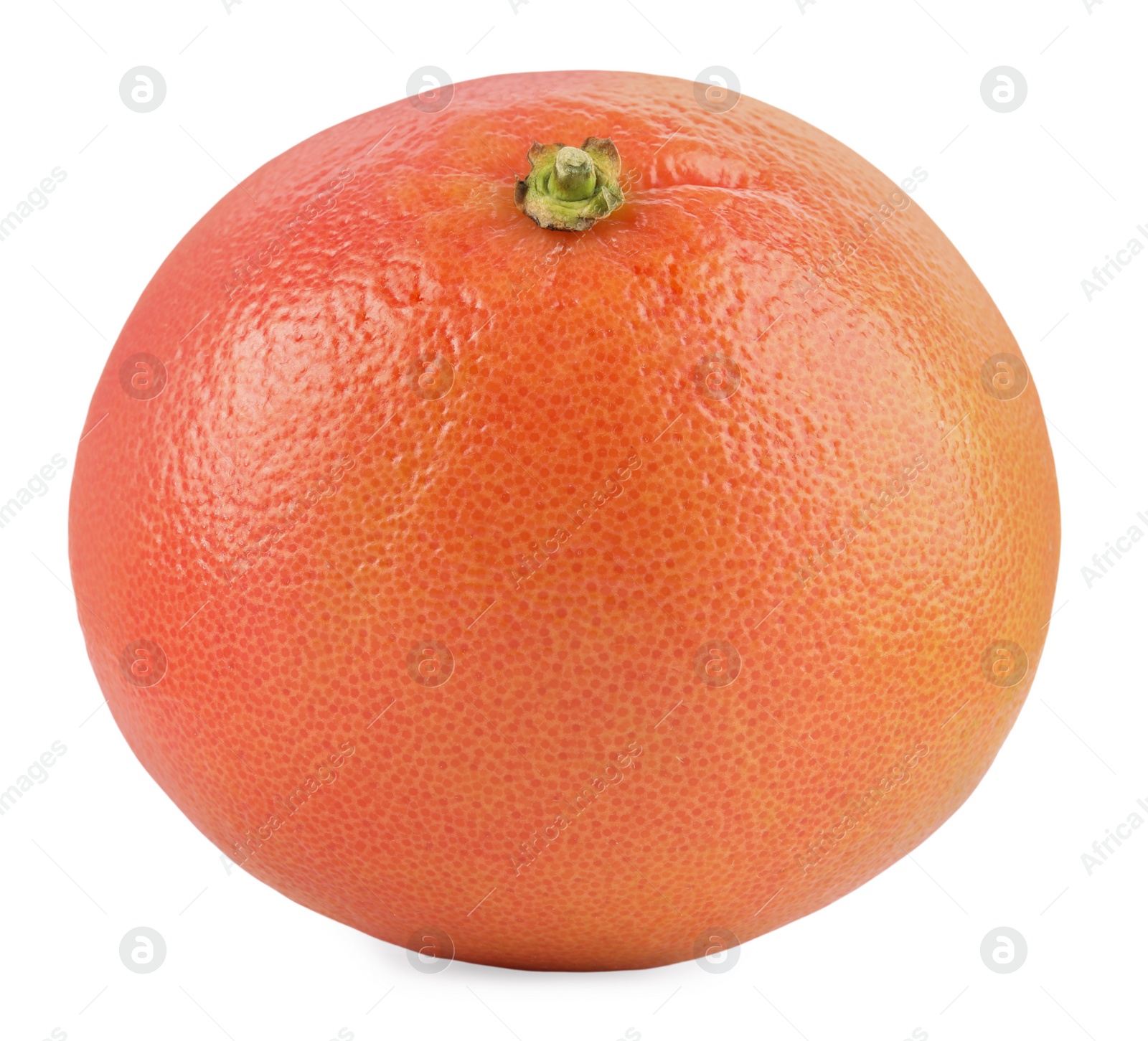 Photo of Fresh ripe grapefruit isolated on white. Citrus fruit