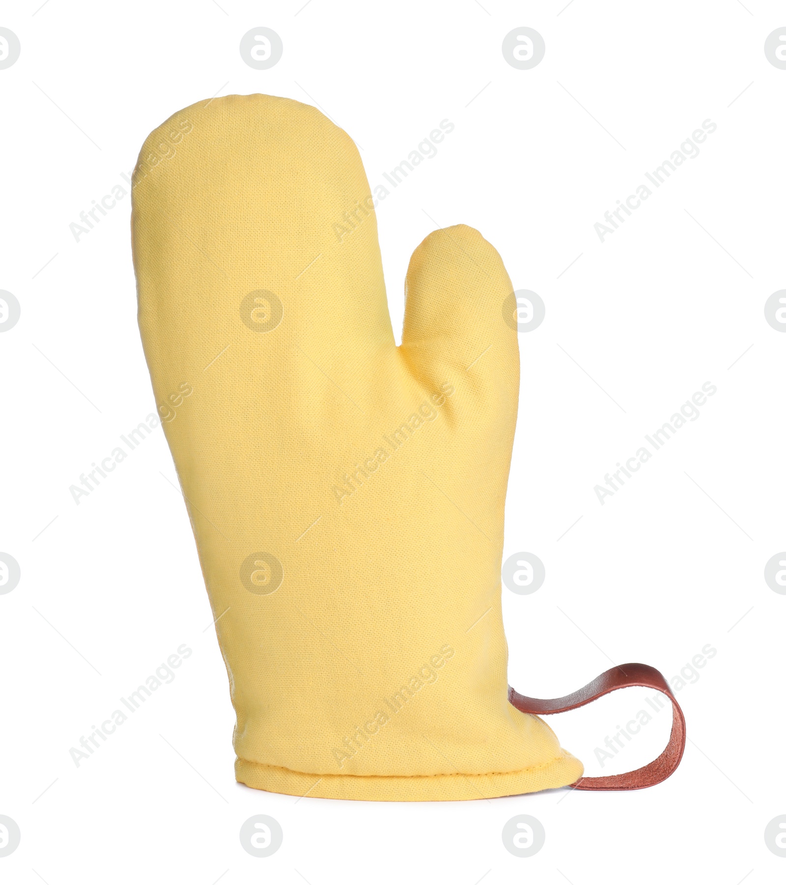 Photo of Oven glove for hot dishes isolated on white