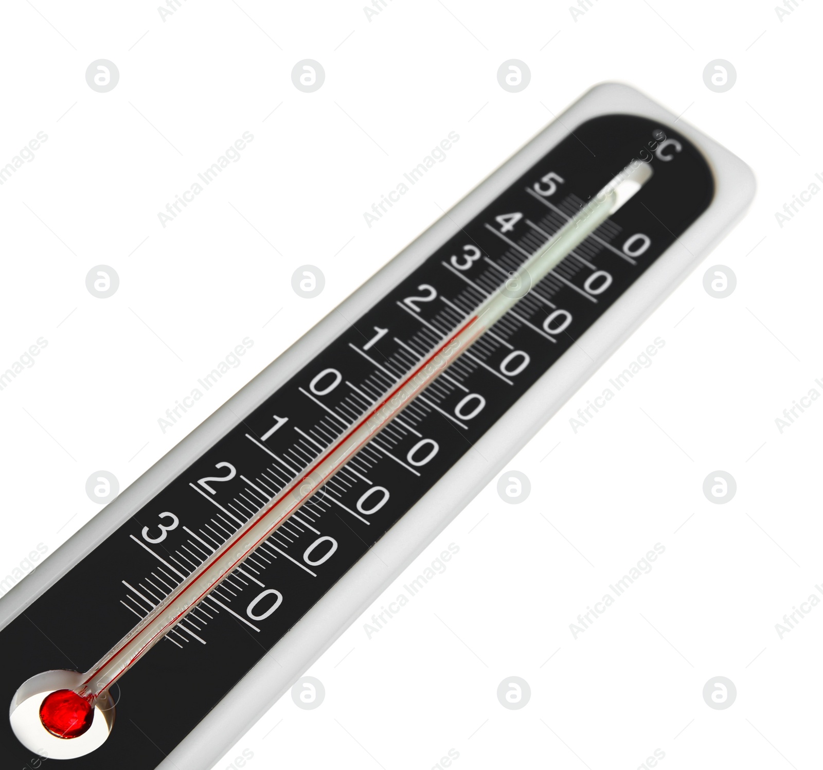 Photo of Weather thermometer on white background