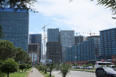Photo of BATUMI, GEORGIA - JUNE 10, 2022: Beautiful cityscape with modern buildings on sunny day