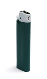 Photo of Stylish small pocket lighter isolated on white