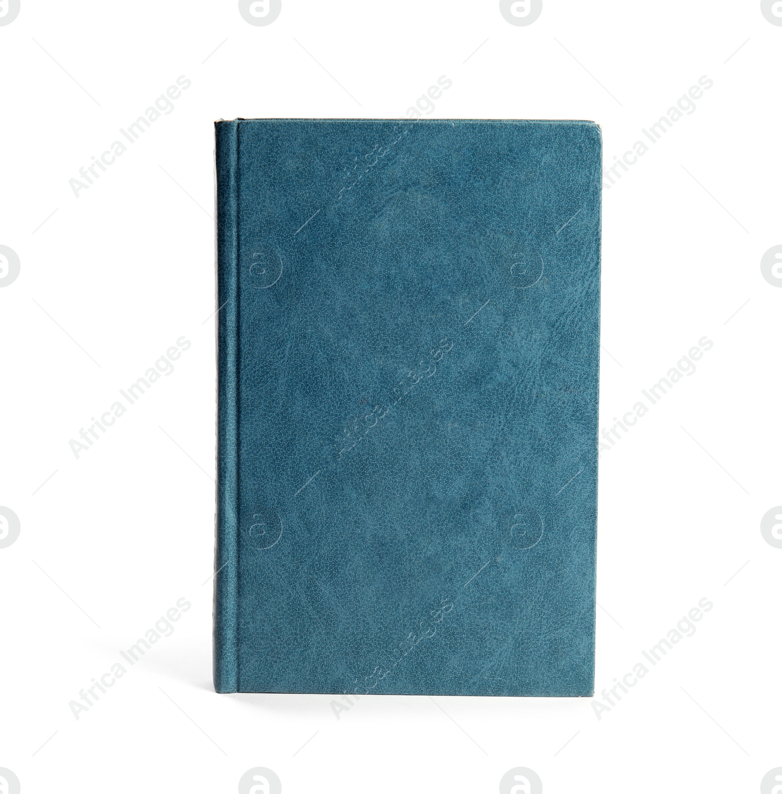 Photo of Book with hard cover isolated on white