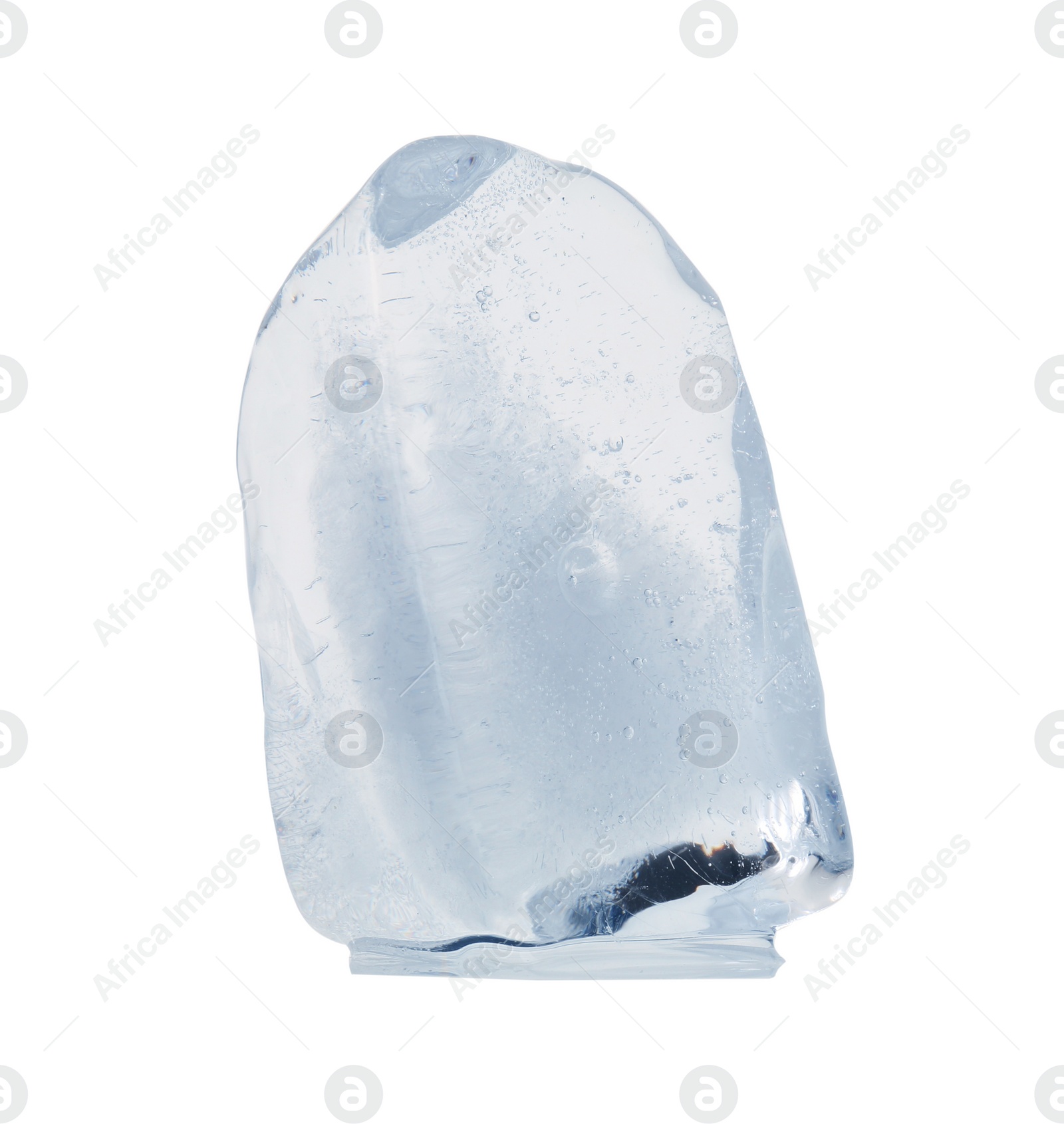 Photo of Piece of clear ice isolated on white