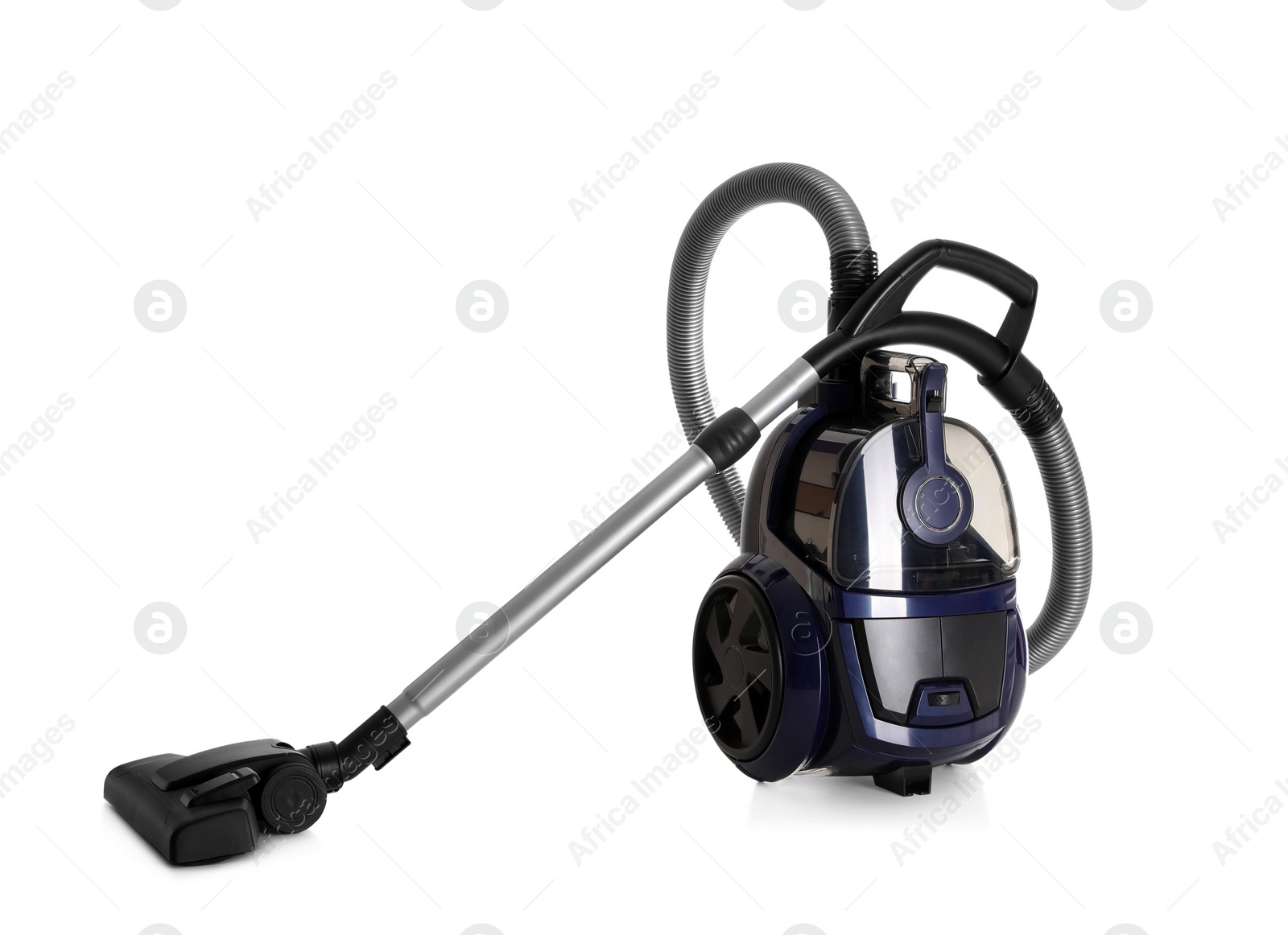 Photo of Modern new vacuum cleaner on white background