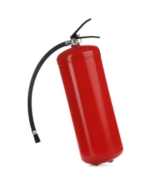 Photo of Fire extinguisher isolated on white. Safety tool