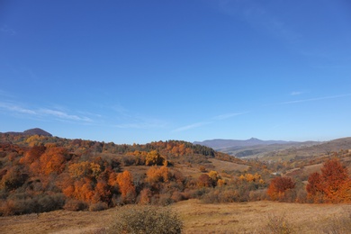 Photo of Picturesque landscape with beautiful sky over mountains