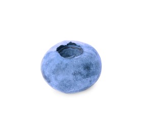 Photo of Tasty fresh ripe blueberry isolated on white